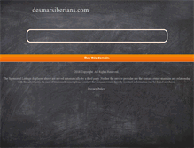 Tablet Screenshot of desmarsiberians.com